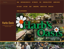 Tablet Screenshot of harbsoasis.com